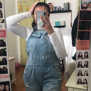Cute denim overalls